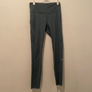 Lululemon fast and free leggings - Green, Sz 6